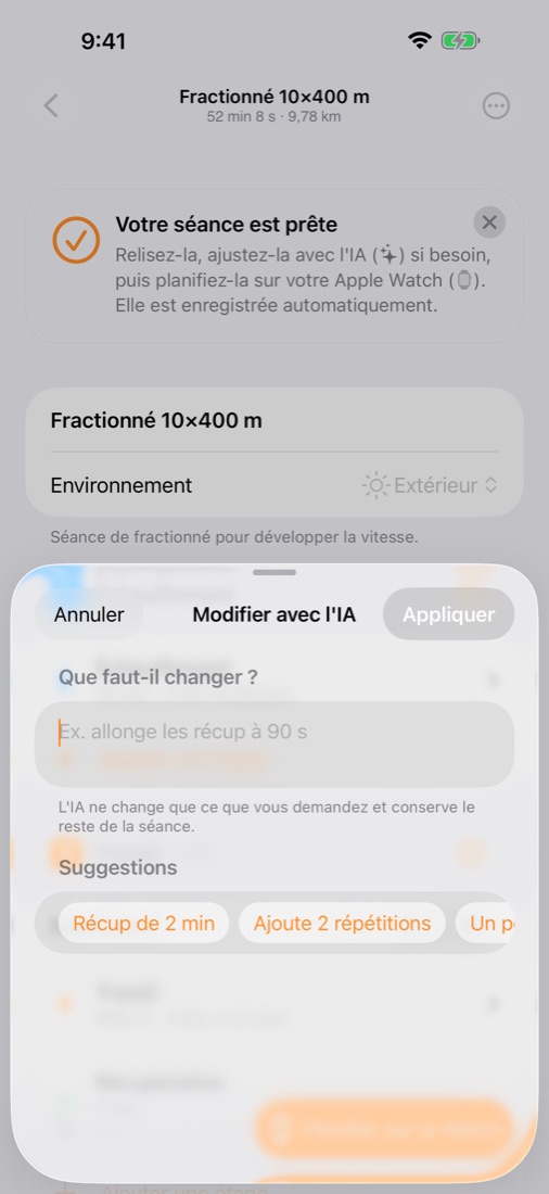 Modifier avec l'IA